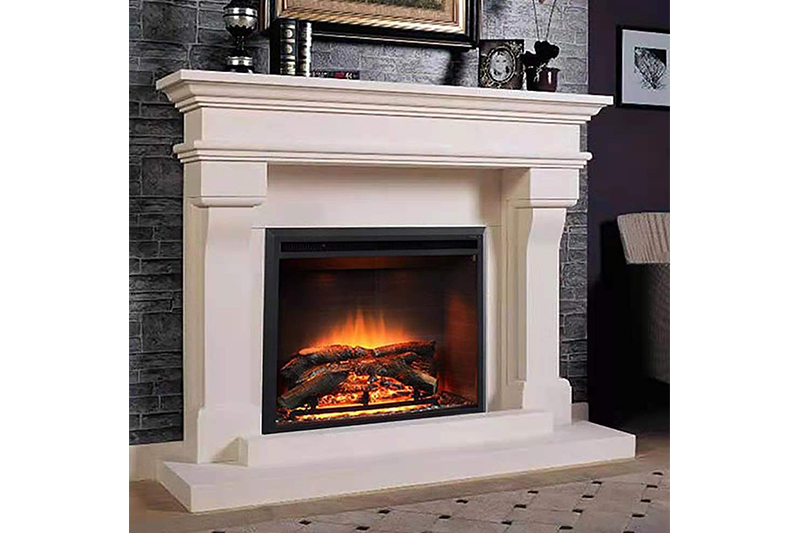 The natural beige marble stone fireplace manufacturer takes you to understand the precautions for using the fireplace